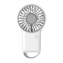 USB Rechargeable Handheld Fan w/Hook