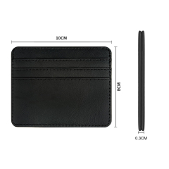 PU Leather Credit Card Holder w/Wallet