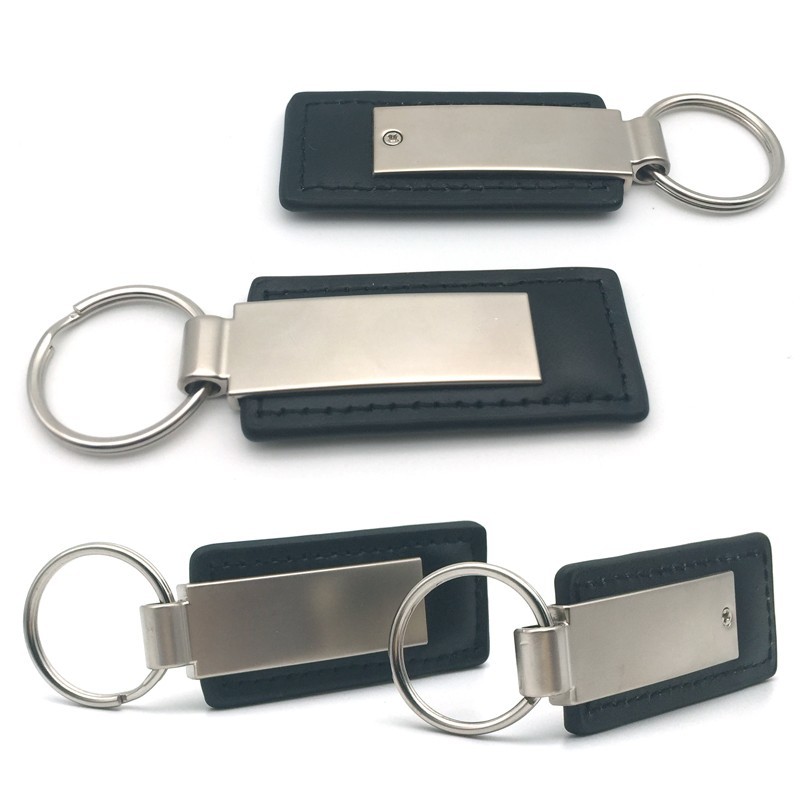 PU Leather Metal Keychain