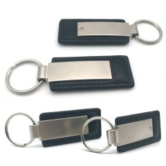 PU Leather Metal Keychain