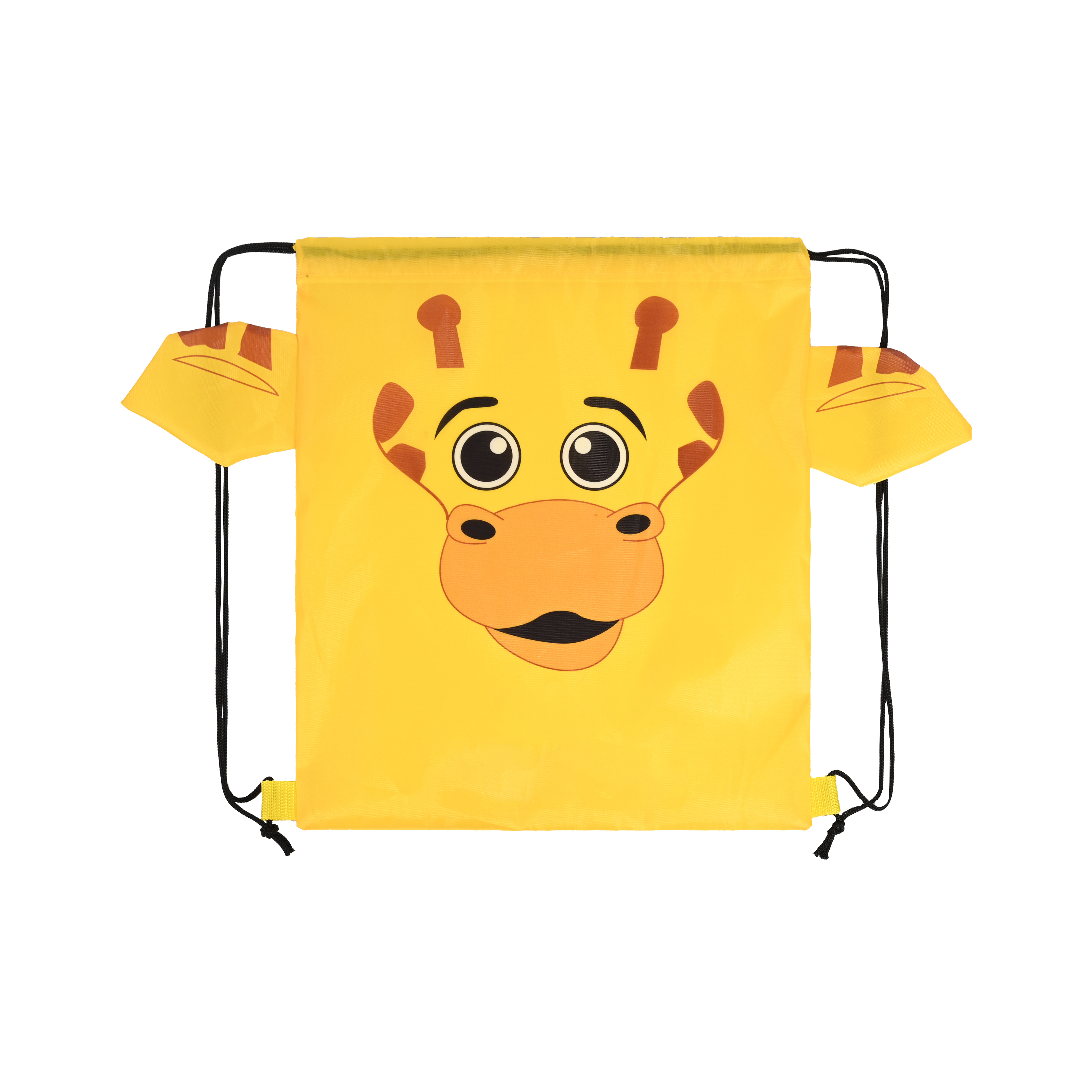 Animal Polyester Drawstring Backpack