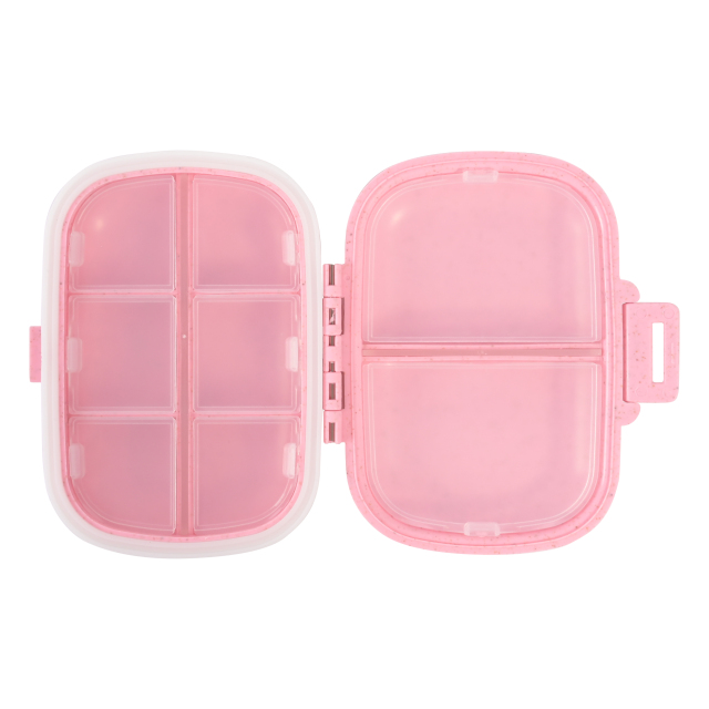 Wheat Straw Pill Box w/Small Pick
