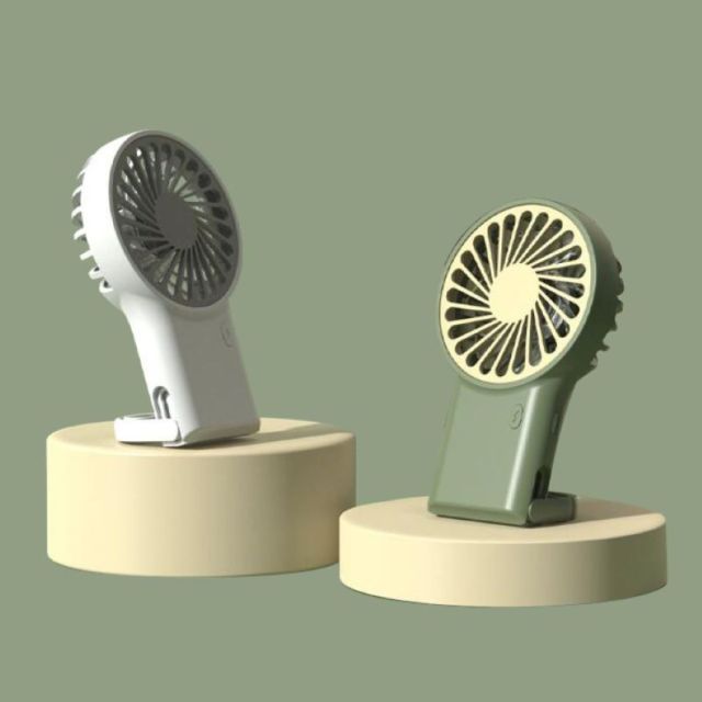 USB Rechargeable Handheld Fan w/Hook