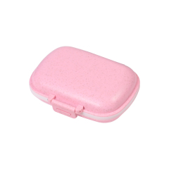 Wheat Straw Pill Box w/Small Pick