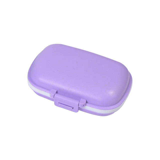 Wheat Straw Pill Box w/Small Pick