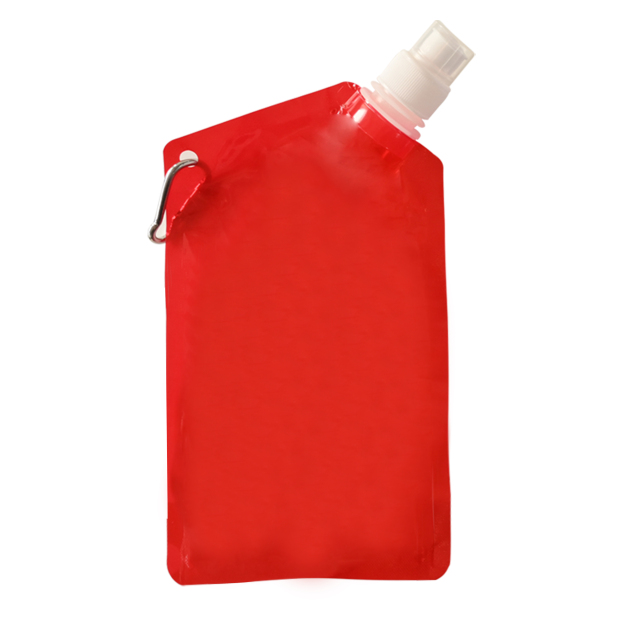 25 Oz. Collapsible and Reusable Water Bag w/Carabiner