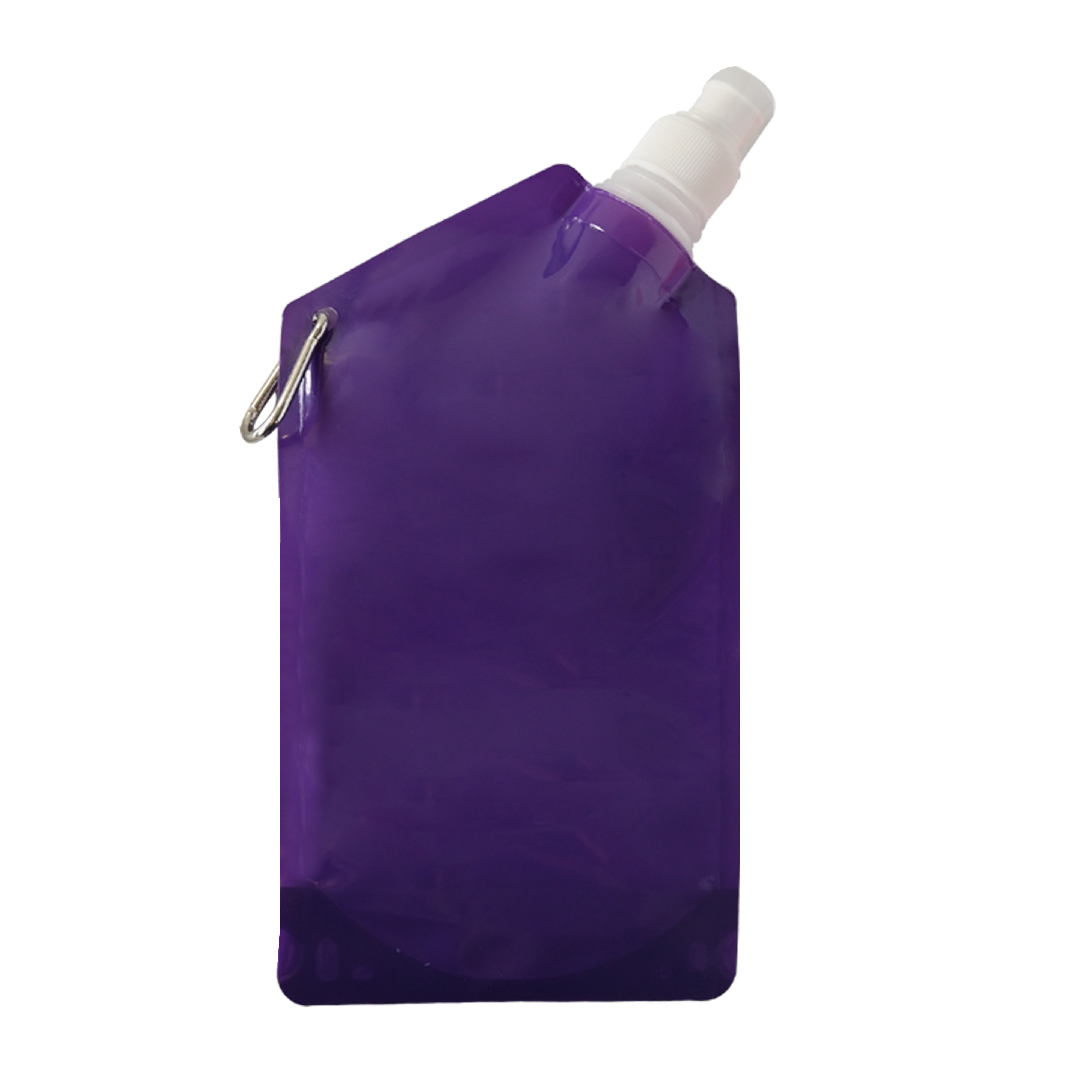 25 Oz. Collapsible and Reusable Water Bag w/Carabiner