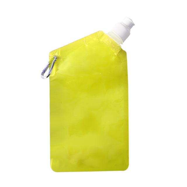 25 Oz. Collapsible and Reusable Water Bag w/Carabiner