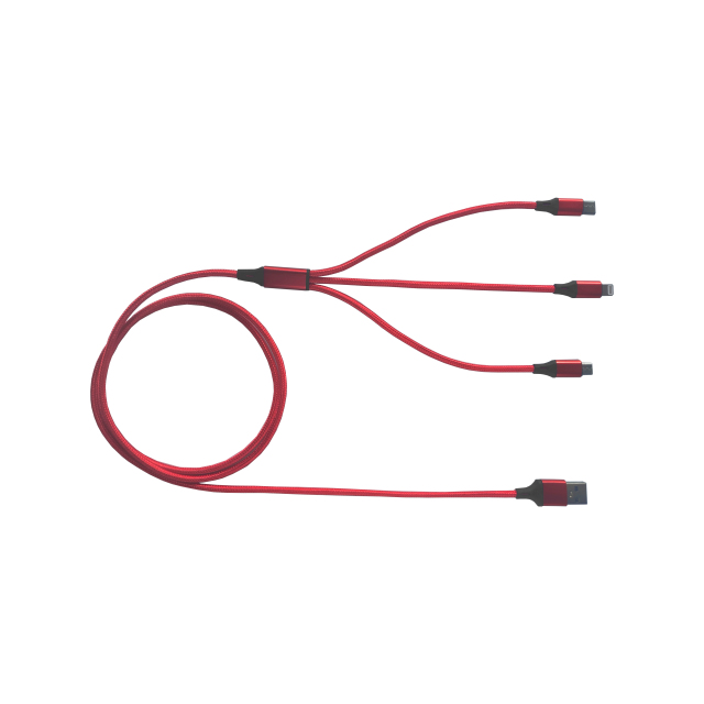 3-in-1 Braided Charging Cable