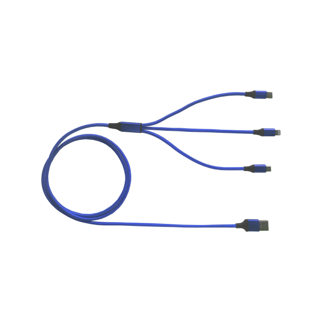 3-in-1 Braided Charging Cable