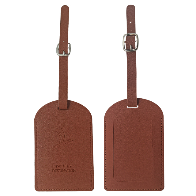 PU Leather Luggage Tag