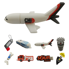 Custom 2D PVC USB Flash Drive 4 GB