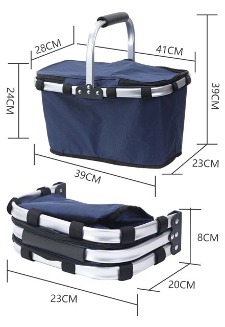 Collapsible Insulated Picnic Basket