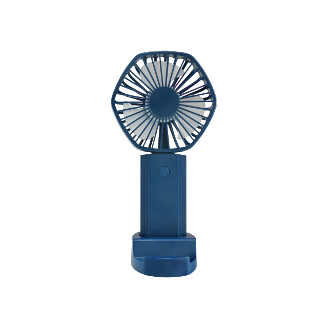 USB Rechargeable Handheld Fan w/Phone Holder