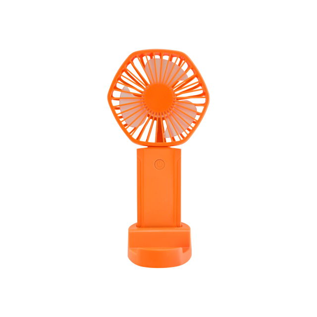 USB Rechargeable Handheld Fan w/Phone Holder