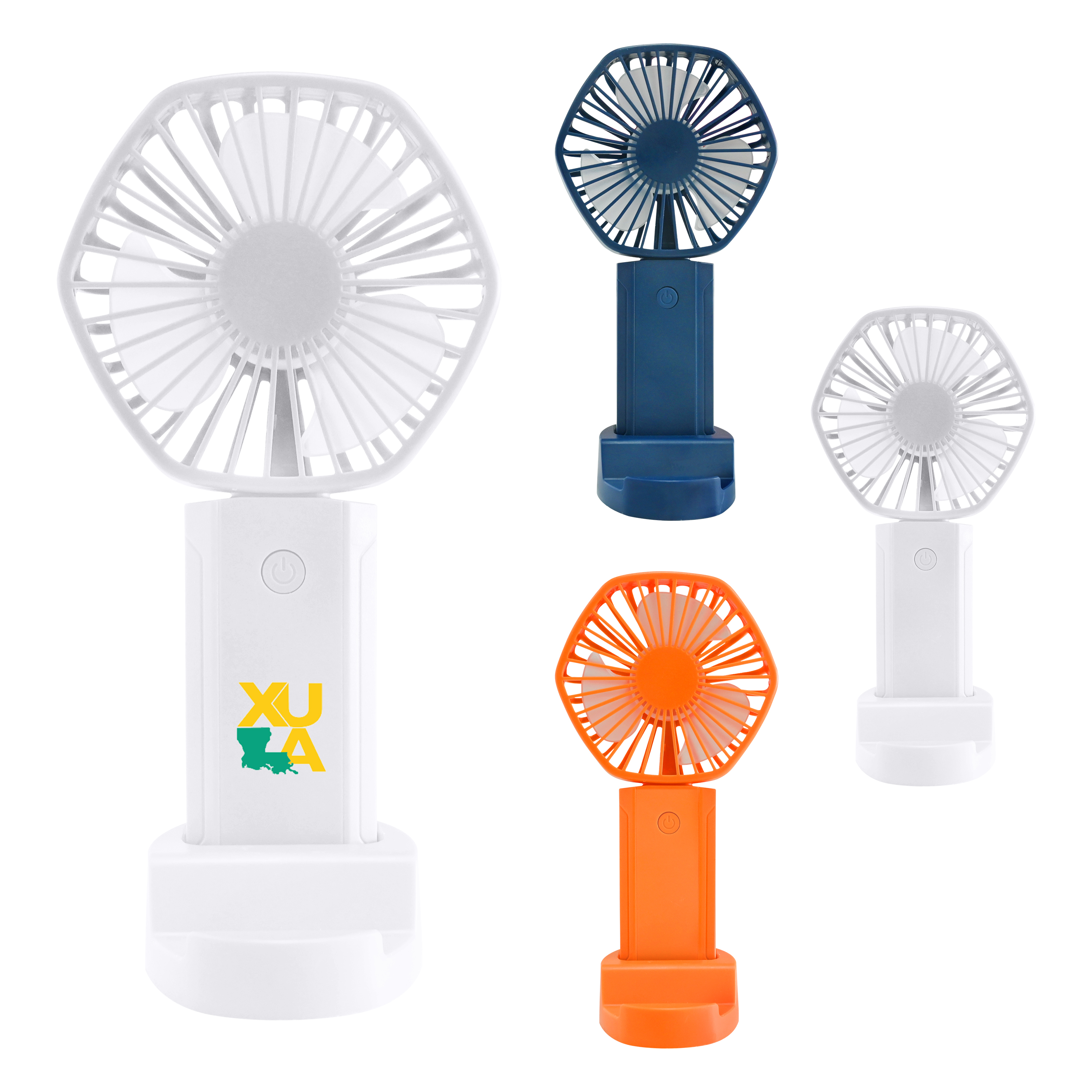 Handheld Fan Accessory USB Rechargeable Handheld Fan w/Phone Holder