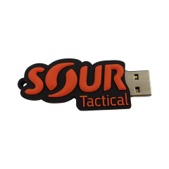 Custom 2D PVC USB Flash Drive 4 GB