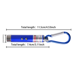 3 in 1 Flashlight Keychain