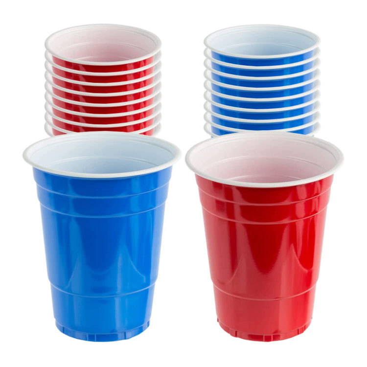 16 Oz. Disposable Beverage Drinking Plastic Cup