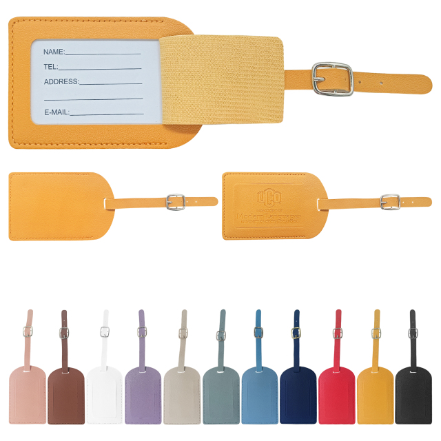 PU Leather Luggage Tag