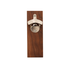 Wooden Wall Mounted Bottle Opener