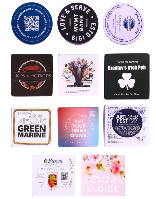Absorbent Paper Coasters