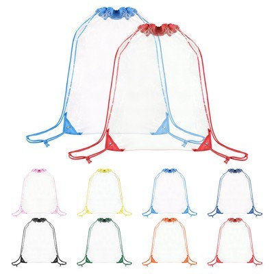 Large Clear Drawstring Backpacks