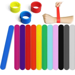 Colorful Silicone Slap Bracelets