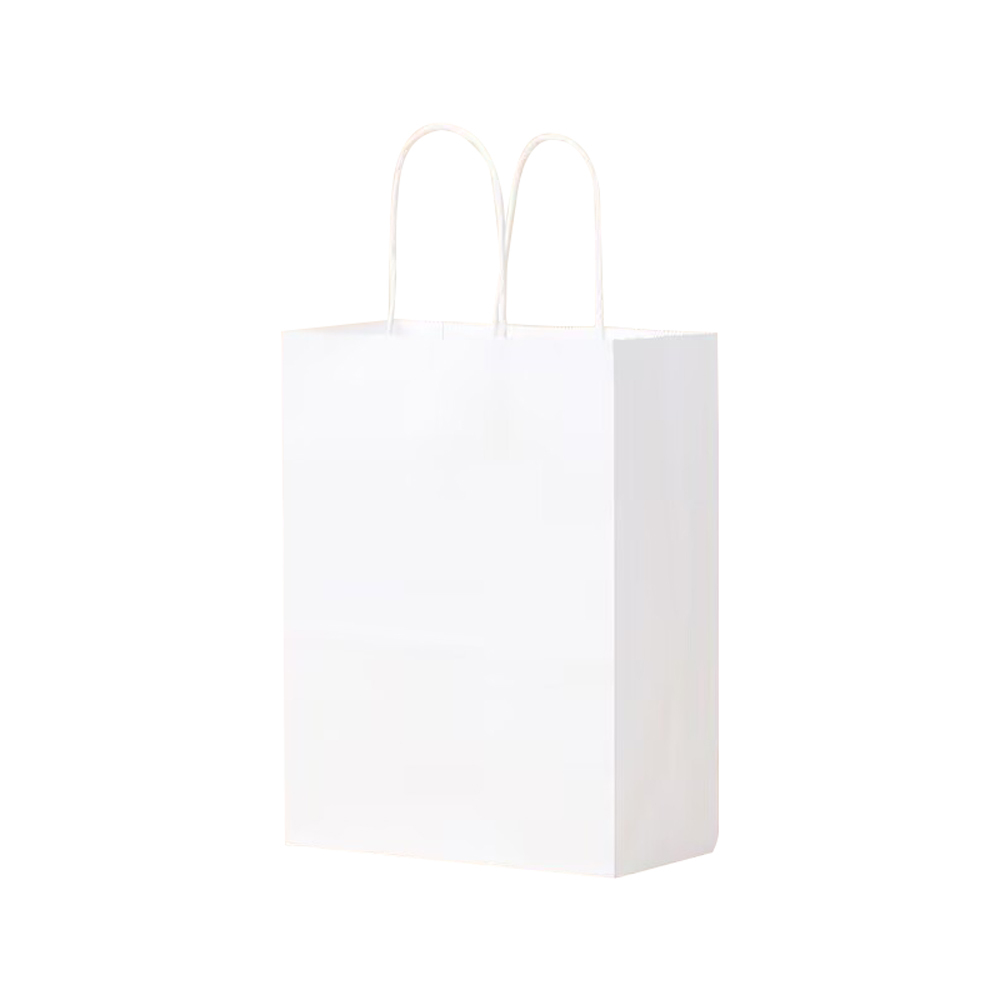 Matte Color Kraft Paper Bags w/Handles