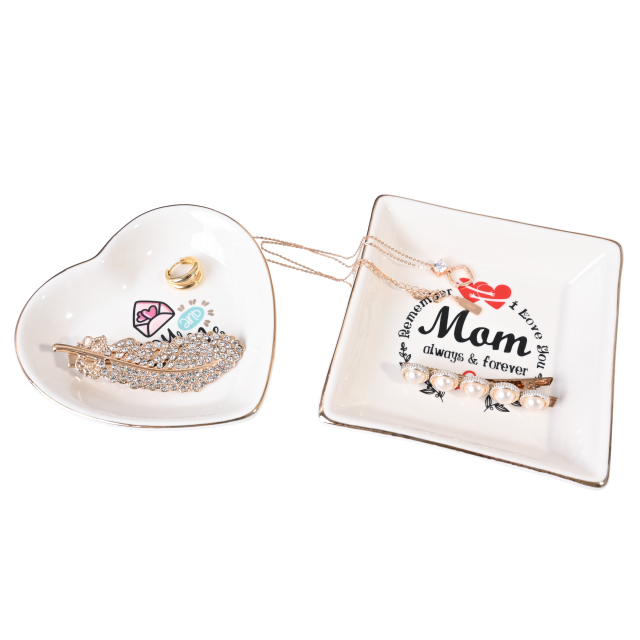 Ceramic Jewelry Tray Ring Dish