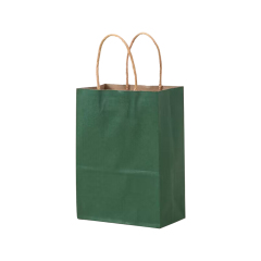 Matte Color Kraft Paper Bags w/Handles