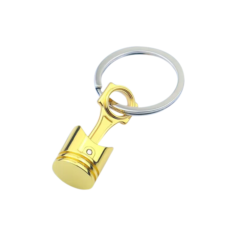 Mini Engine Piston Model Keychain