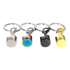 Mini Engine Piston Model Keychain
