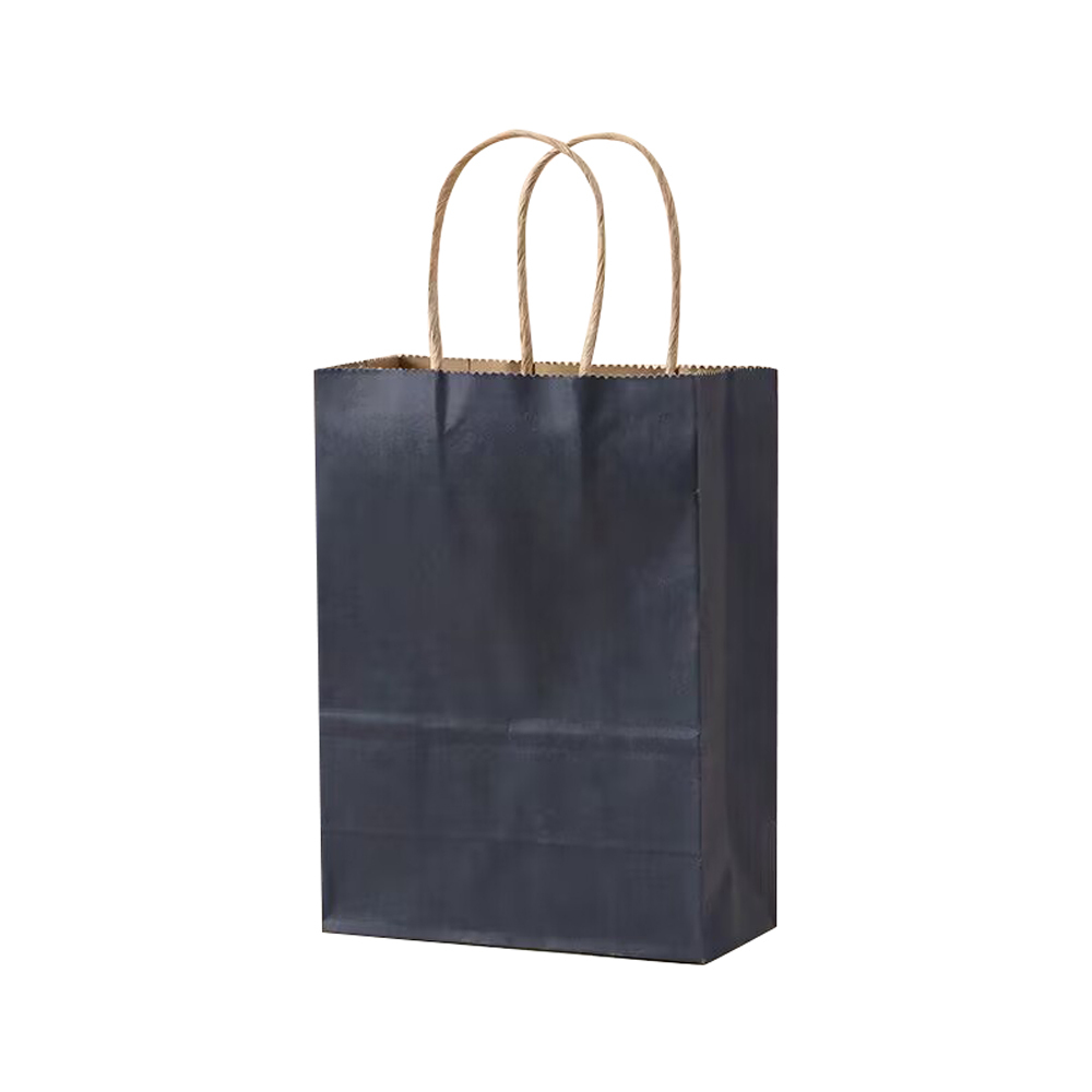 Matte Color Kraft Paper Bags w/Handles
