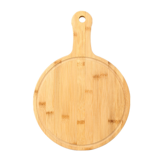 Bamboo Pizza Cutting Board w/Handle