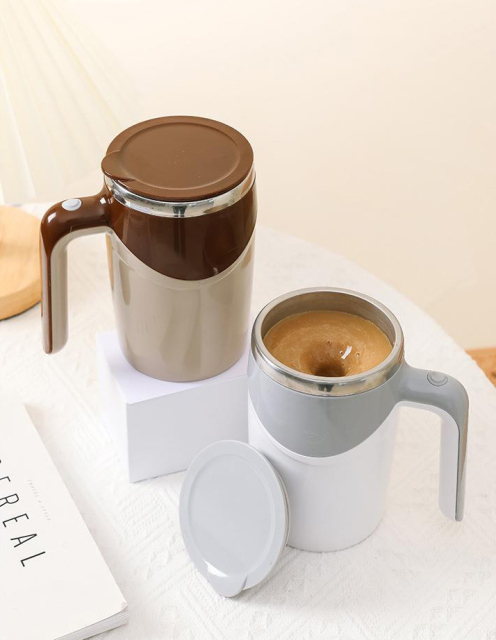 Automatic Rechargeable Mixing Coffee Cup
