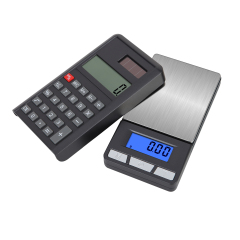 LCD Digital Kitchen Scale w/Solar Calculator