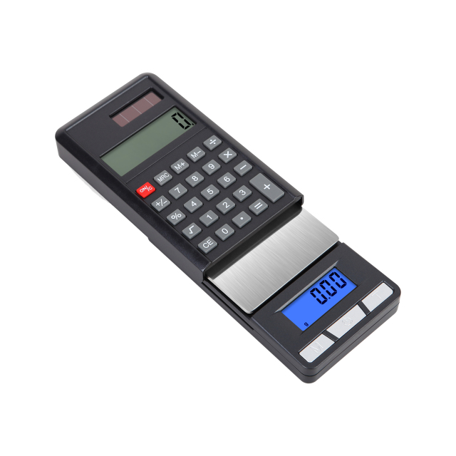 LCD Digital Kitchen Scale w/Solar Calculator