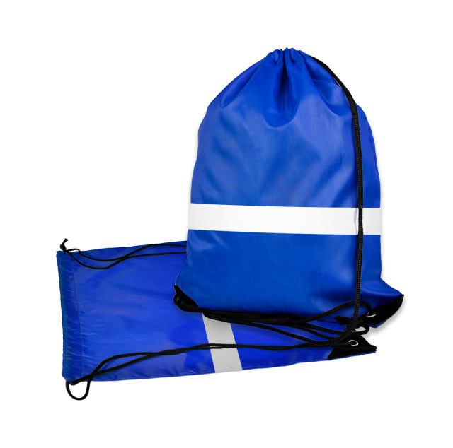 Reflective Polyester Drawstring Backpack