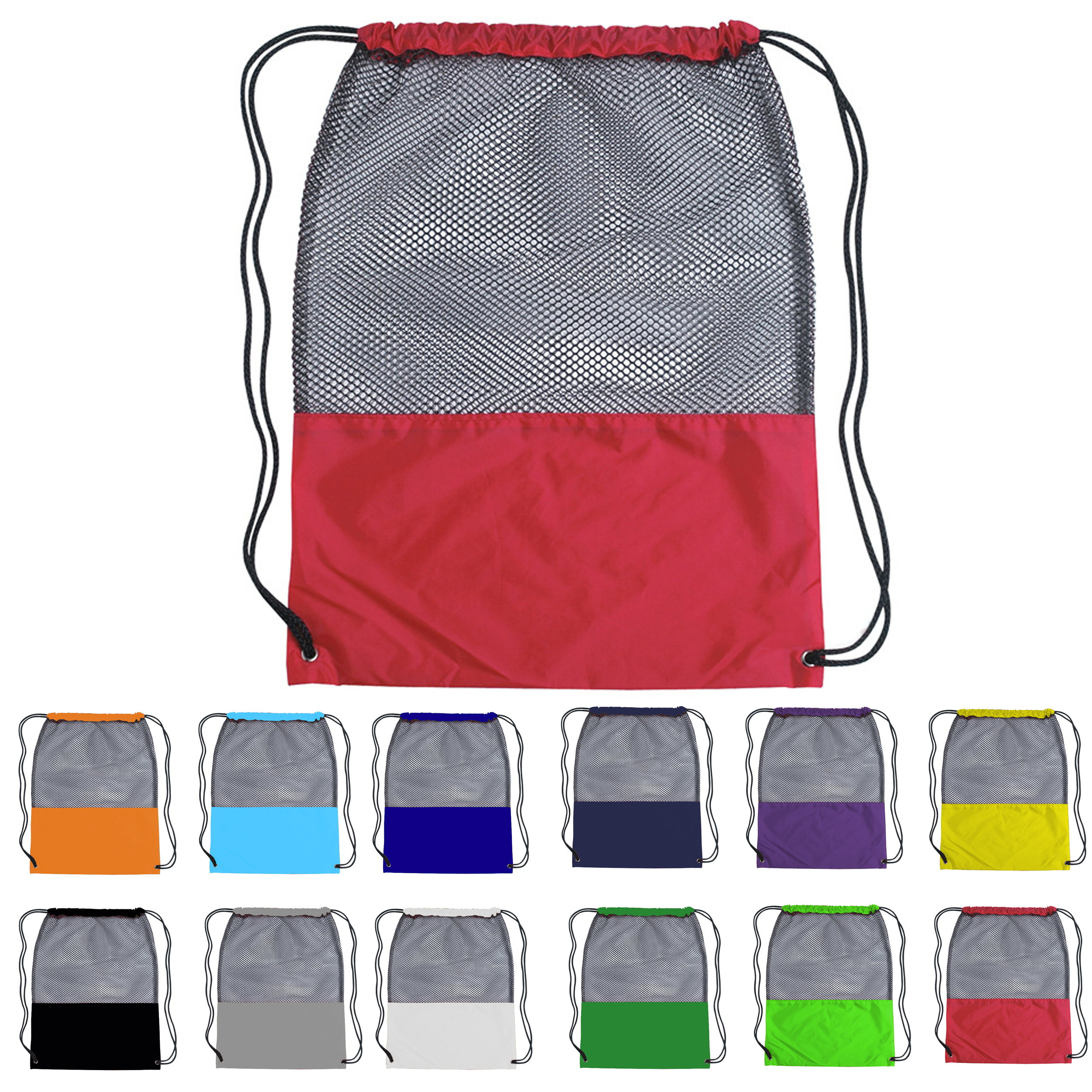 Mesh Drawstring Backpack
