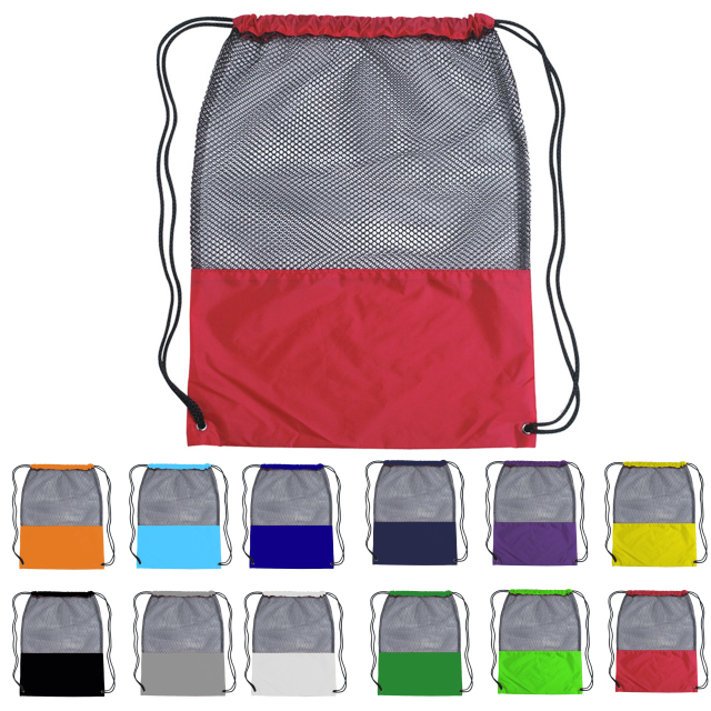 Mesh Drawstring Backpack