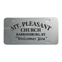 Embossed License Plates