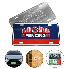 Embossed License Plates