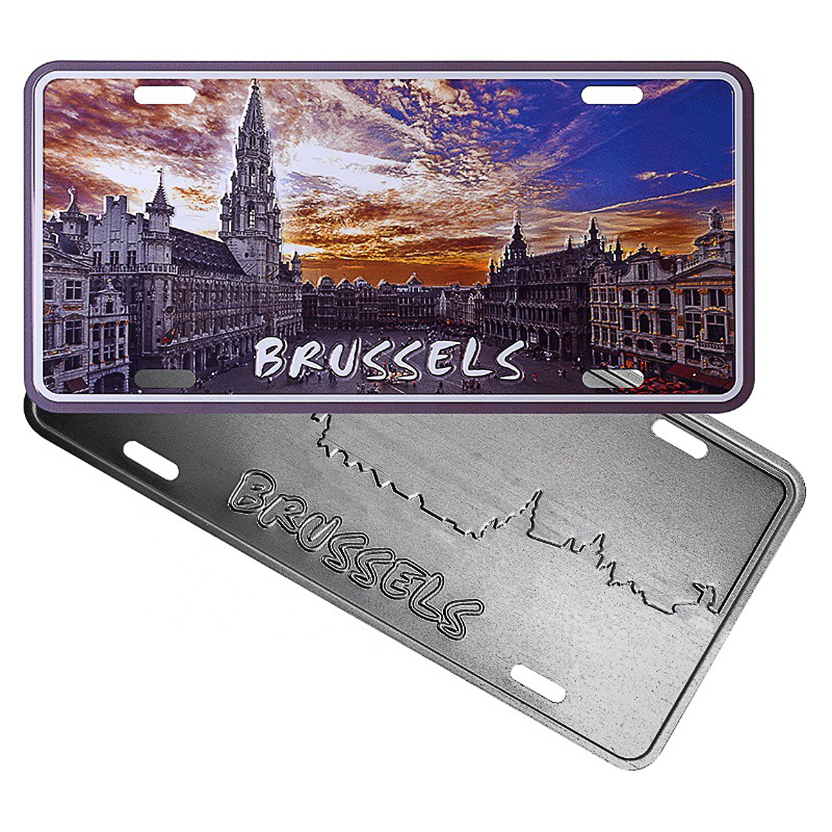 Embossed License Plates