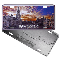 Embossed License Plates