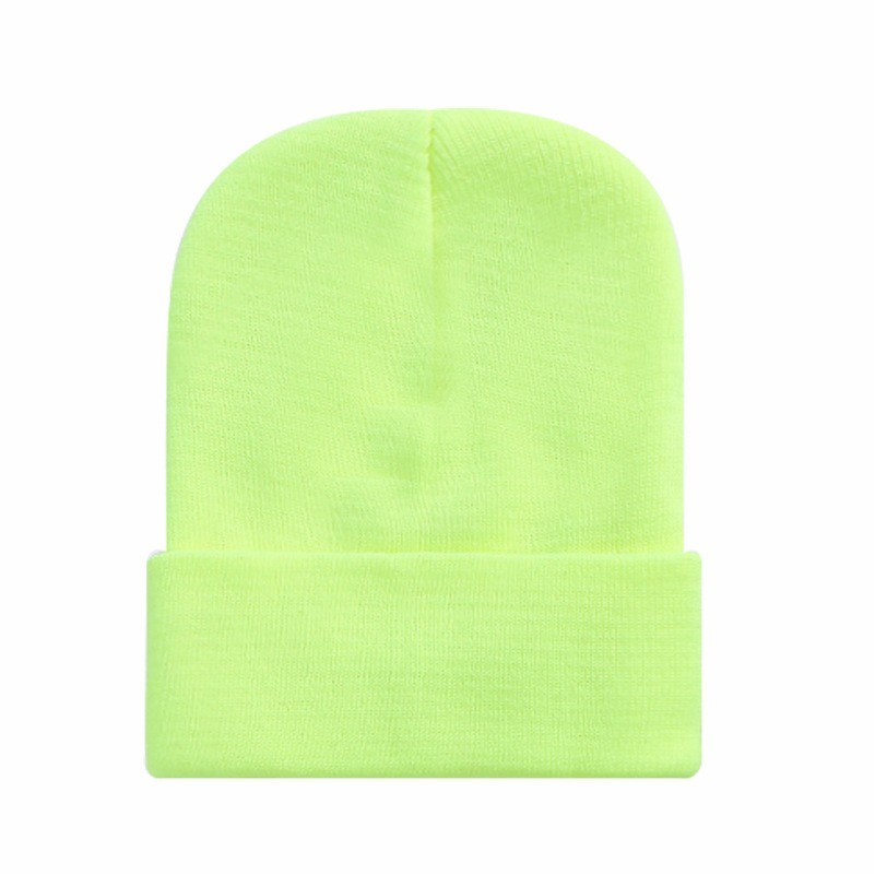 Cuffed Knit Beanie w/Woven Patch