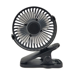 Portable USB Rechargeable Fan w/Clip