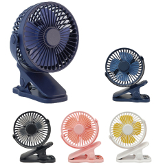 Portable USB Rechargeable Fan w/Clip