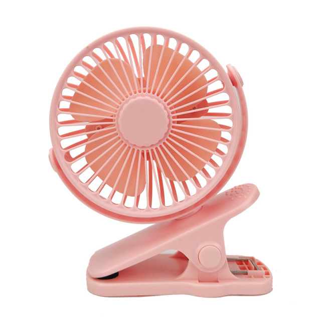Portable USB Rechargeable Fan w/Clip