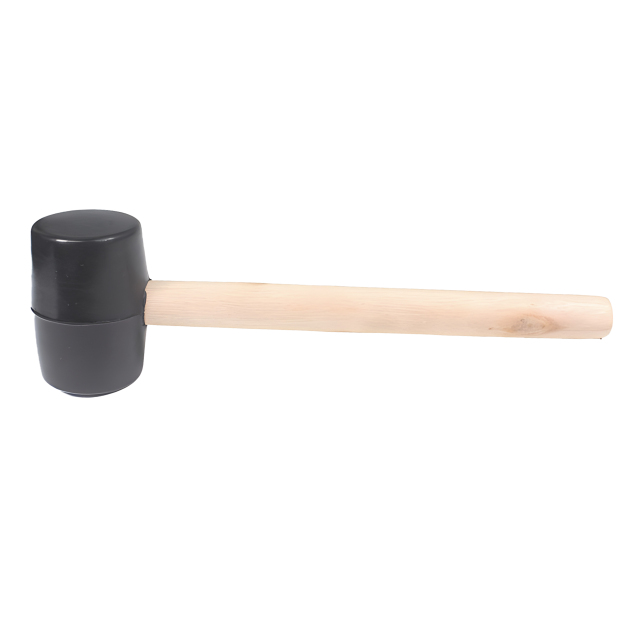 Rubber Mallet with Wooden Handle